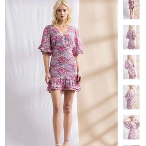 Floral Mini Dress-Local Boutique in Memphis, TN